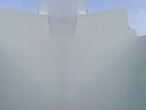 Panel arquitectonico liso de color blanco
